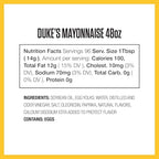 Duke’s Real Mayonnaise Jar – Original Smooth & Creamy Taste, 48 Ounce (Pack of 1)