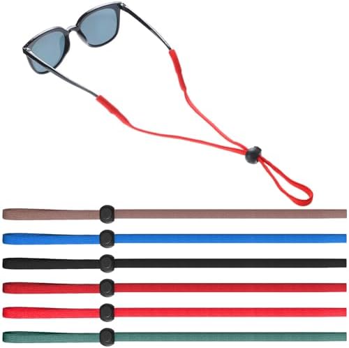 12 Pcs Sunglasses Retainer Holder Strap Sports Adjustable Glasses Keeper Lanyard Band 12 Colors