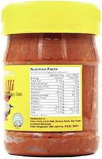 Taho Blachan Chili with Shrimp Paste, 180g, 1 Bottle [Air Flown from Singapore Directly], 6.3 Oz