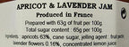 L'Epicurien Apricot and Lavender Jam - 11.65 oz