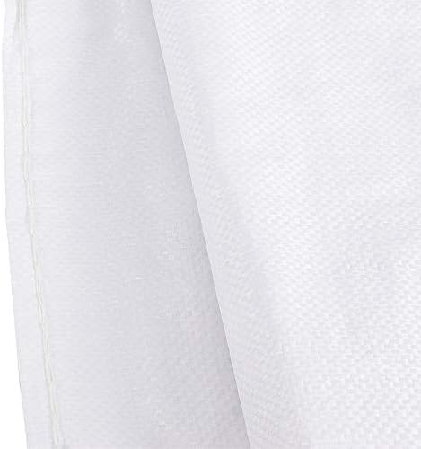100 Packs 18 x 30 inches Empty Sand Bags, Heavy Duty Woven Polypropylene White Sandbags UV Protection Earth Bags for Flood Protection Industrial Construction Photography