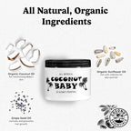 Coconut Baby Oil for Hair & Skin Care, Natural & Organic, Coconut Oil for Cradle Cap, Eczema, Infant Scalp Relief, Hair Oil for Curly Hair - Newborn Moisturizer for Sensitive Skin, Unscented - 2 fl oz