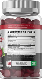 Horbäach Nitric Oxide Beet Root Gummies | 60 Chews| with Nitrates, Vitamin C & Black Pepper | for Men & Women | Strawberry Flavor | Vegan, Non-GMO, Gluten Free Supplement