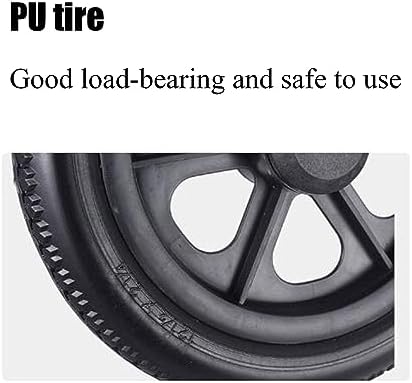 12-inch Small Wheel Solid Tire Wheel Wheelchair Accessories Rear Wheel Tire Light Manual Wheelchair Wheel (Color : Gray)