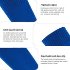 Unisex Soccer Sleeve Socks Elastic Football Leg Sleeves Running Cycling Sports compression leg sleeves for Men Women