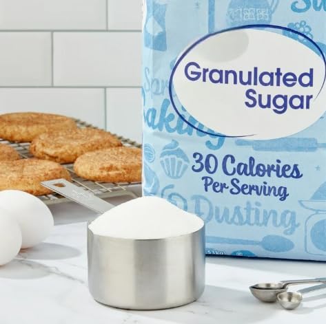 Pure Granulated White Sugar 10 lb Bag – All-Purpose Sweetener for Baking, Cooking, Coffee, and Tea