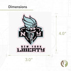 Desert Cactus New York Liberty WNBA Patch – National Basketball Association Embroidered Iron On/Sew On Applique for Blazers, Jackets, Backpacks, Bags, Hats & Tactical Gear