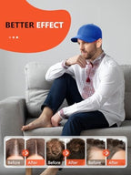Red Light Hair Growth Cap, Red Light Therapy for Head, Red Infrared Light Therapy 660nm & 850nm & 940nm wavelength with Timer & Controller, Color: Blue