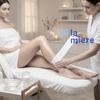 LA MIERE Non-Woven Epilating Roll for Body and Facial Hair Removal, Tear-Resistant, Lint-Free, 3” x 100 Yards, White
