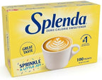 SPLENDA Zero Calorie Sweetener, 100 Count Packets