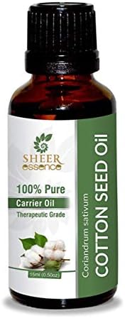 Cotton Seed Oil -(Gossypium Herbaceum) -Essential Oil 100% Pure Natural Undiluted Uncut Therapeutic Grade Oil 1.01 Fl.OZ