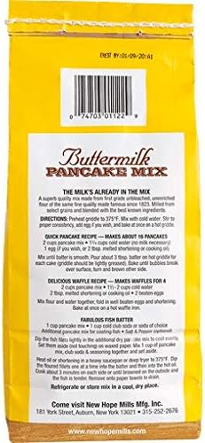 Buttermilk Pancake Mix, New Hope Mills, 2-Pounds (1)