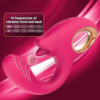 Quiet Powerful 10 Modes Small Silicone Massage Rod Portable & Handheld Personal Tool for Quick Relaxationn SF03002