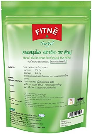 FITNE Green Tea Herbal Honey Lemon With Garcinia Senna Infusion Gentle Detox Cleanse High Antioxidant No Calories Stevia Sweetener, 30 Tea Bags