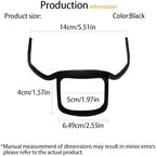 Beard Styling Template Goatee Mustache Grooming Guide Stencil Lineup Tool Shaving Template for Men Face Hair Styling Hairline Shaping Black