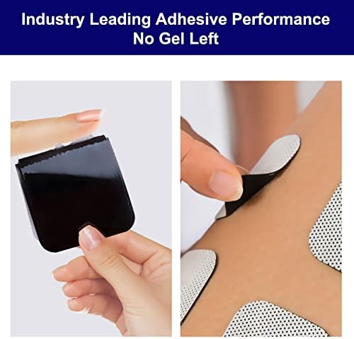 TENS Unit Replacement Pads, NURSAL Reusable TENS Electrode Pads 2x2 20pcs with Upgraded Self-Stick Performance for Electrotherapy, Compatible with AUVON TENS, TENS 7000