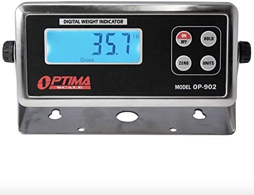Optima Scales OP-922-E Vet Scale, 1,000lb x 0.2lb, Digital Indicator