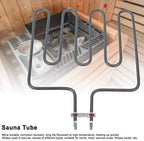 Finlandia Element, Electric Sauna Heating Element, Stainless Steel Sauna Electric Heat Tube, Straight Heat Component for Sauna Stove(SAV-2000W)