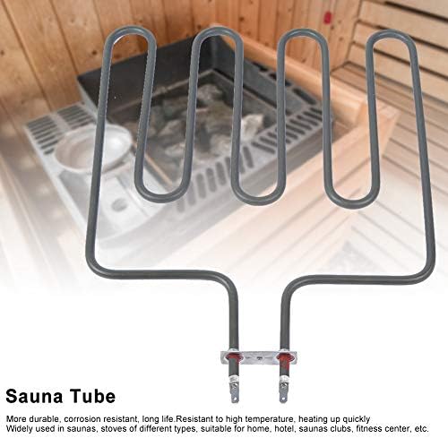 Finlandia Element, Electric Sauna Heating Element, Stainless Steel Sauna Electric Heat Tube, Straight Heat Component for Sauna Stove(SAV-2000W)