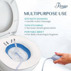 Sitz Bath Flusher Tube for for Sitz Bath Seat with Pump and Sprayer | Flush Hose for Portable Bidet