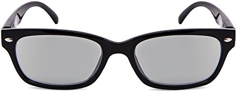 EYEGUARD Classic Photochromic Reading Glasses Spring Hinged Readers Sunglasses for Men and Women