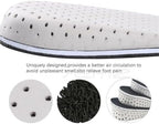 1 Pair Breathable Memory Foam Insoles Lifts, Heel Cups Support Orthotic Protector Inserts, Height Increase Shock Absorbing Cushion (4.3cm Height)