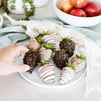 Shari’s Berries Gourmet Dipped Fancy Strawberries | Chocolate Covered Strawberry Gift Box | Ideal for Mother's Day, Anniversary, Birthdays, Congratulations, or Saying Thank You (Half Dozen, 6 Berries)