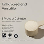Sports Research® Multi Collagen Protein Powder - Food Sourced Collagen Peptides (Type I, II, III, V, X) with Hyaluronic Acid + Vitamin C - Gluten Free · Non-GMO · 30 Servings (Unflavored)