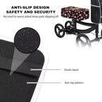 Christmas Knee Scooter Cushion Cover Scooter Accessories Gingerbread Man Cover for Knee Rover Scooter Pad Christmas Decorations