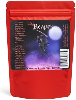 Wicked Reaper Carolina Reaper Peppers – Whole Dried, 5 + 2 Free (7 Total)