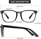 Okany Blue Light Glasses for Kids 3 Pack Blue Light Blocking Glasses for Girls Boys Computer Gaming Screen Glasses