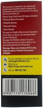 Seven Seas Cod Liver Fish Oil 500 Capsules