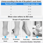 SFKLYU Drop Foot Brace Foot Orthosis AFO Drop Foot Brace Support for Hemiplegia Stroke Shoes Walking Foot Stabilizer,B2 right,L