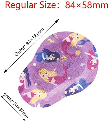 Adhesive Eye Patches for Kids with Lazy Eye, 30+3 Bonus Patches, Bandages for Amblyopia 6 Fun Girls Designs, 1 Stickers Incentive Poster (Regular Size)
