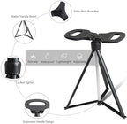 Cane with Seat 2-in-1 Portable Walking Stick with Seat for Men & Women Folding Lightweight Sturdy Tripod Cane Foldable Stool Mobility Aid Crutch Chair with Travel Bag for Elderly, Seniors & Handicap