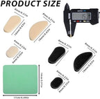 Foam Nose Pads for Glasses with 1 Pcs Green Eyeglass Cloth 24 Pairs Glasses Support Noses Pads Soft Foam Self-Adhesive Nose Pad Thin Nosepads Sponge Anti-Slip Noses Pad for Sunglasses
