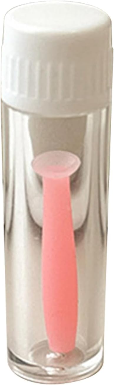 Pink Soft Silicone Contact Lens Tool Plunger Remover for Soft and Hard Lenses Multipurpose Accessory Soft Contact Lens Helper Tool, Convenient Contact Lens Care Hard Contact Lens Care Products