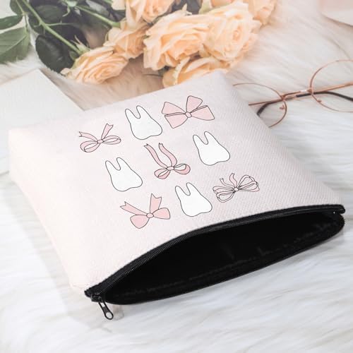 POFULL Teeth Makeup Bag - Dental Hygiene Cosmetic Bag (Teeth Bag)