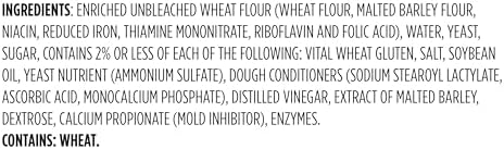 Amazon Grocery, Enriched Round Top White Bread, 20 Oz
