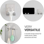 kwmobile 2x Razor Holder- Self-Adhesive Stainless Steel Shaver Wall Mount - Bathroom Organizer for Showers - Rose Gold