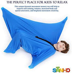 SANHO Dynamic Movement Sensory Sox, Small, 3-5 Years, 40" H x 27" W,Good for Height:30"-41", Blue