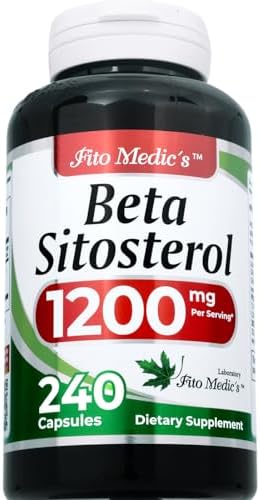 FITO MEDIC'S Lab | beta sitosterol| Plant sterols|240 Capsules |1200 mg | beta sitosterol Supplement | Ultra high Absorption.