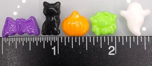 NCS Halloween Shapes Edible Sprinkles – Orange, Black, White & Purple Cupcake, Cake & Cookie Decorations, 8 oz