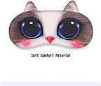 EBaokuup 12 Pack Animal Sleep Eye Mask - Soft Funny Blindfolds Sleeping Mask, Cute Cat Dog Eye Cover Eye Shade for Kids Girls Men Women Plane Travel Nap Night Sleeping