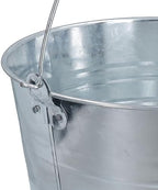 15L Galvanised Steel Metal Bucket Pail Water Coal Fire Greenhouse Garden Plants 1pc