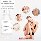 Mild Hair Growth Inhibitor for Face, Get Rid of Chin Hair, Hair Removal Serum for Arm, Legs, All Body, Unscented, Lotion, Natural Plant Extract, Unisex, 10ml / 0.34 Fl Oz