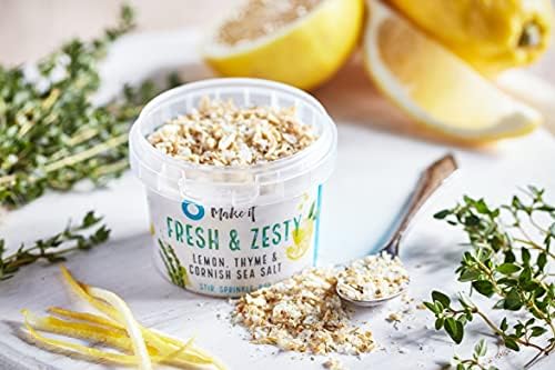 -Cornish Lemon & Thyme Sea Salt Tub 55g by Cornish Sea Salt Co
