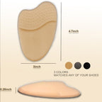 ZBLGO Metatarsal Pads for Women, Anti-Sliding, Ball of Foot Cushions, High Heel Inserts 4apirs