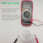 Grounding Cord, Earth Connected 15ft Grounding Wire, 100K ohm Grounding Cable for Grounding Mats,Pads,Sheets,Wristband,Blankets,Pillow Case