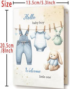 Funny Baby Shower Card, New Baby Boy Card, Congratulations Newborn Baby Boy Gift